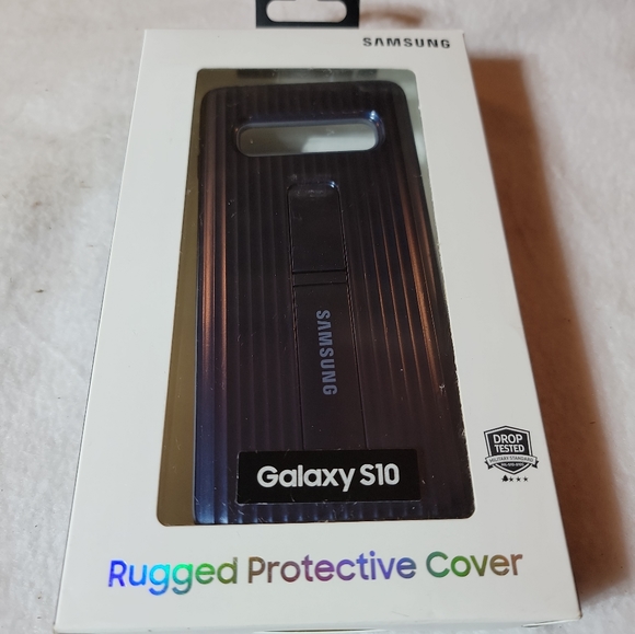 Samsung Other - Samsung Rugged Protective Cover For Galaxy S10 - Navy blue, Kickstand case